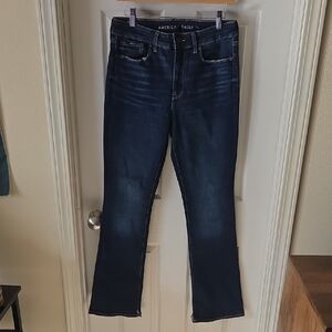American Eagle Outfitters Split Hem Boot Cut Jeans